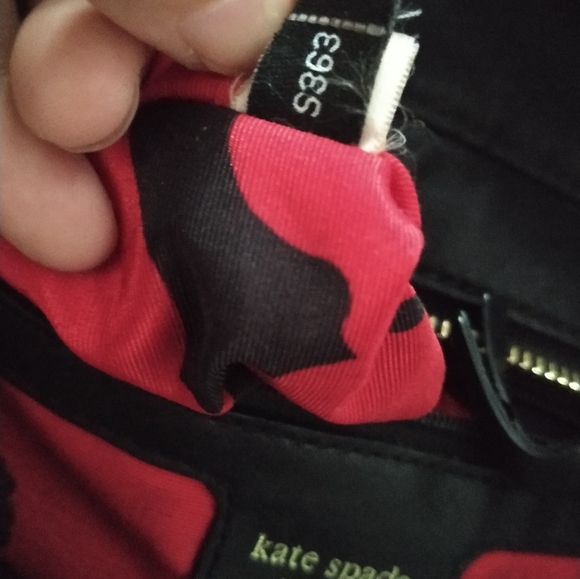 Kate Spade Quilted Nylon leather cherry Floral Tote Bag - Picture 4 of 14